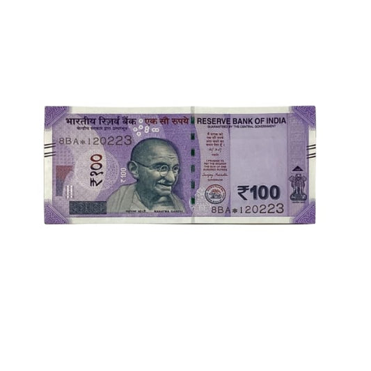 Rs 100 Birthday Date note 12.02.23 lucky & collectible indian currency - Collection Bazzar