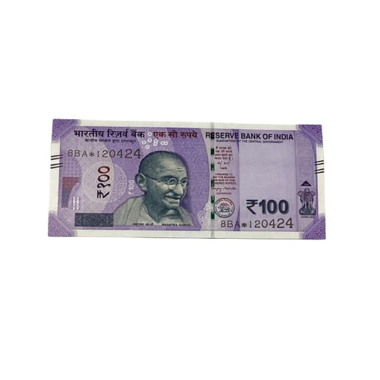 Rs 100 Birthday Date note 12.04.24 lucky & collectible indian currency - Collection Bazzar