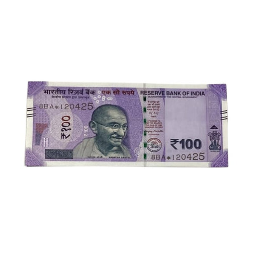 Rs 100 Birthday Date note 12.04.25 lucky & collectible indian currency - Collection Bazzar