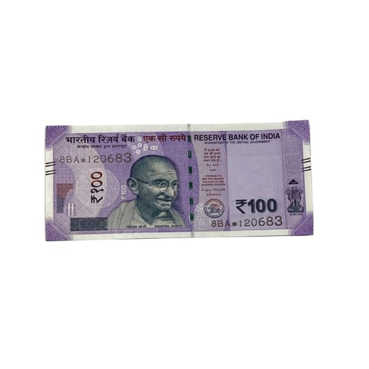 Rs 100 Birthday Date note 12.06.83 lucky & collectible indian currency - Collection Bazzar
