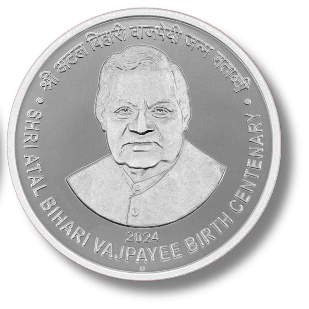 Rs 100 Coin Shri Atal Bihari Vajpayee Year 2024 Commemorative Coin Proof Set - Collection Bazzar