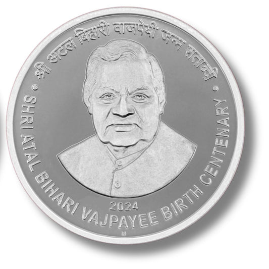 Rs 100 Coin Shri Atal Bihari Vajpayee Year 2024 Commemorative Coin Proof Set - Collection Bazzar