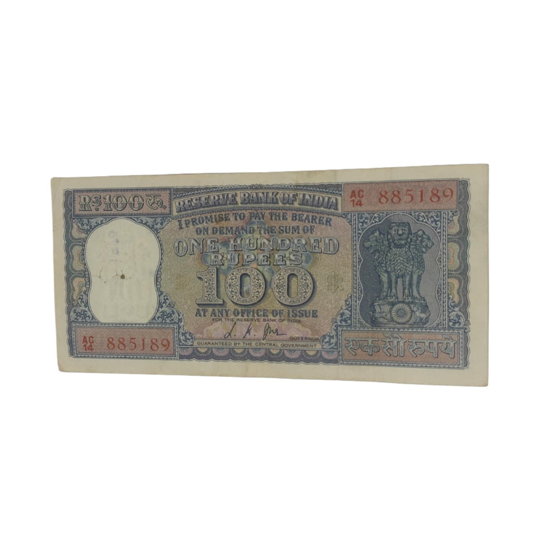 Rs 100 Diamond Issue signed by L.K JHA