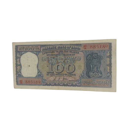 Rs 100 Diamond Issue signed by L.K JHA