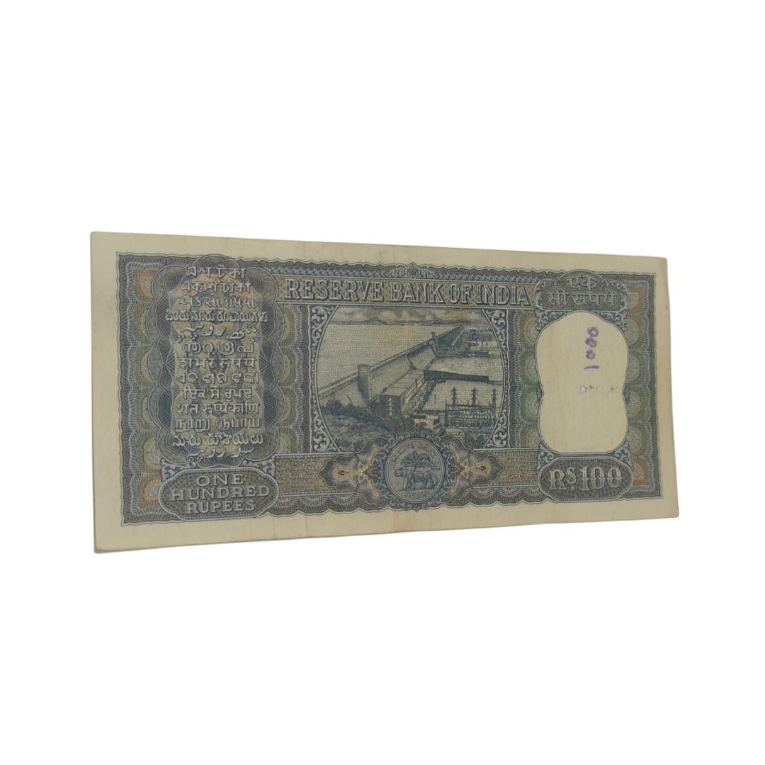 Rs 100 Diamond Issue signed by L.K JHA