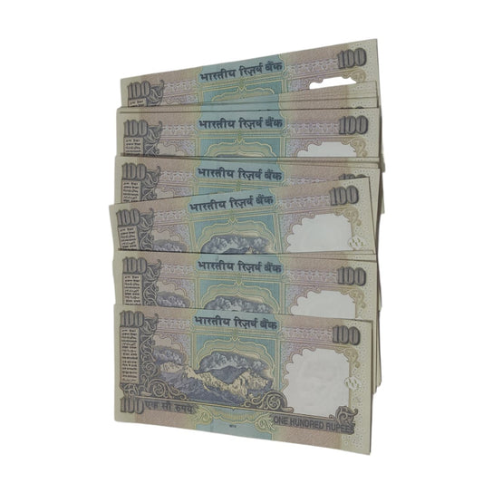 Rs 100 Note Starting Lower Note Number Each Note ₹400 | Signed by D. Subbarao | Rare Collectible Items - Collection Bazzar