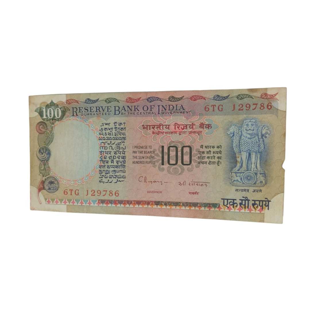 Rs 100 Pink Beauty 129786 Ending 786 Rangarajan