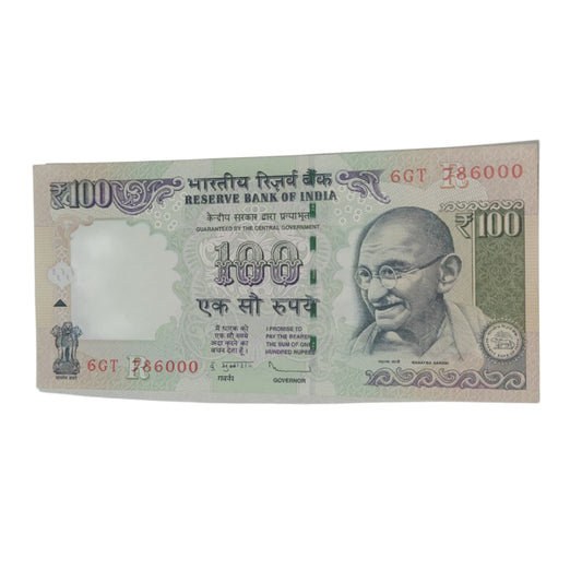 Rs 100 Note Serial 786000 Starting 786 Holy | D Subbarao Rare Collectible Items - Collection Bazzar