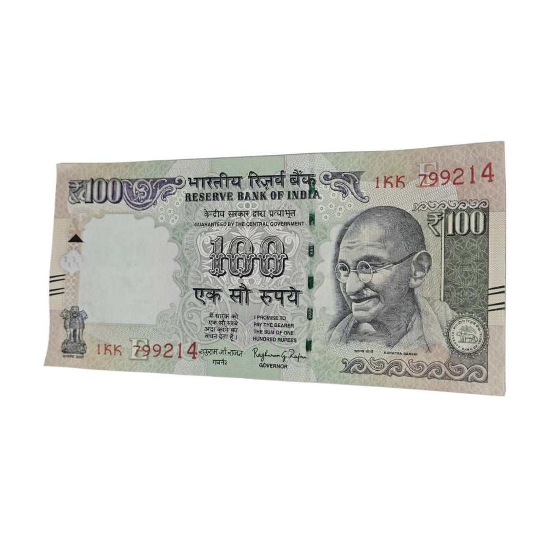 Rs 100 Note Serial 799214 Jai shree ram | Raghu ram rajan - Collection Bazzar