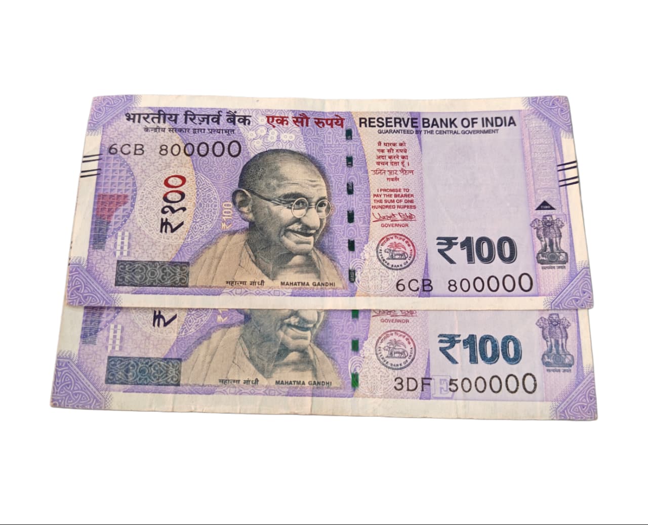 Rs 100 Note super fancy Lakhan number 500000 600000 - Collection Bazzar