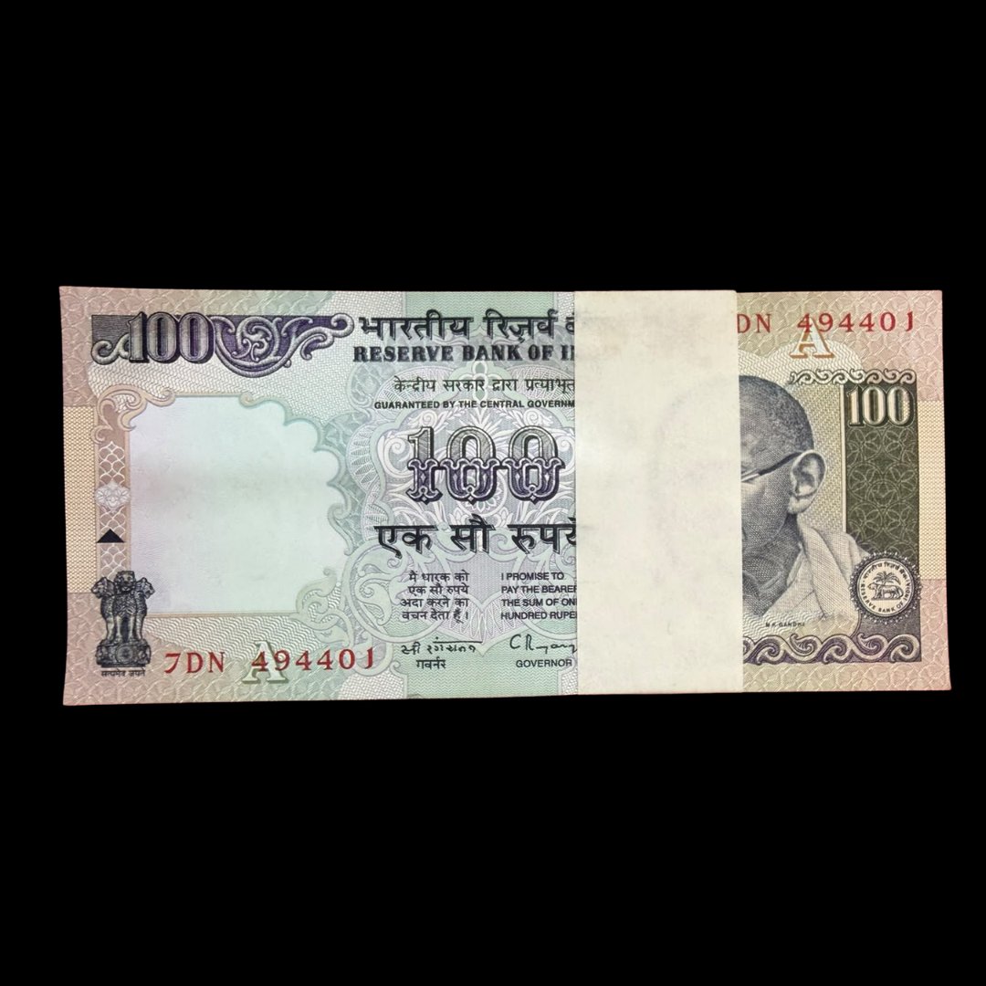 Rs 100 Old Serial Packet Governor C Rangrajan Rare Collectible - Collection Bazzar
