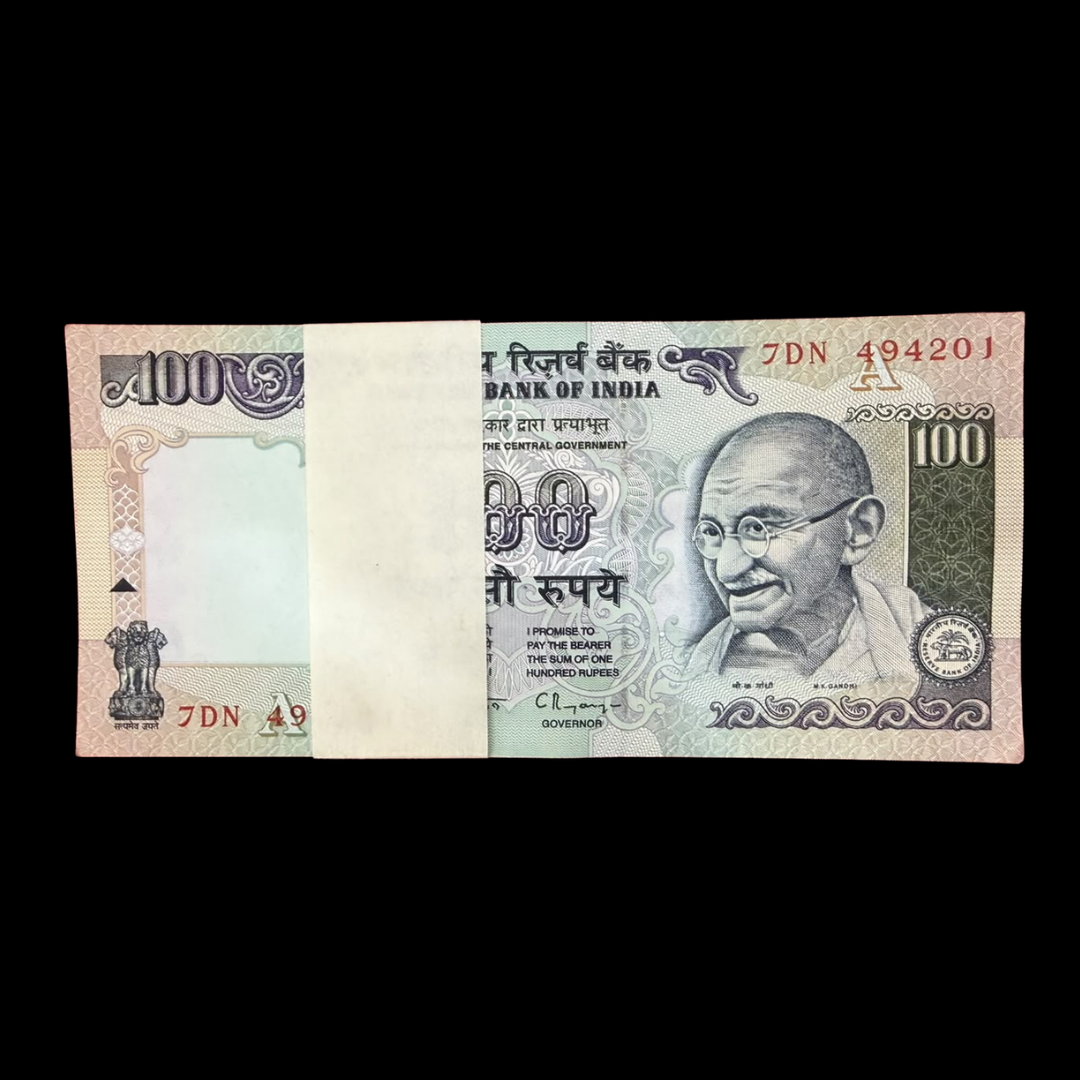 Rs 100 Old Serial Packet Governor C Rangrajan Rare Collectible - Collection Bazzar