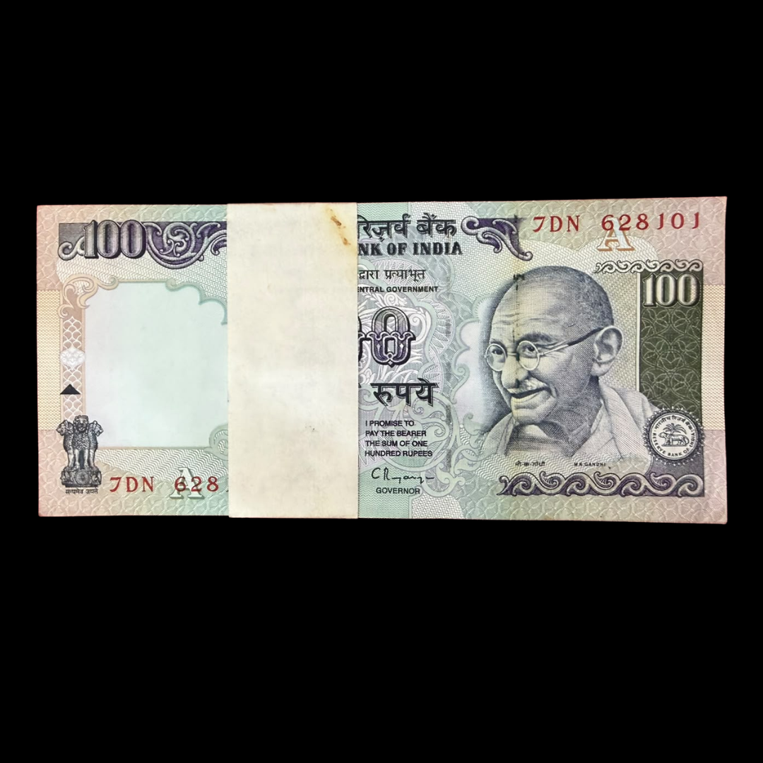 Rs 100 Old Serial Packet Governor C Rangrajan Rare Collectible - Collection Bazzar