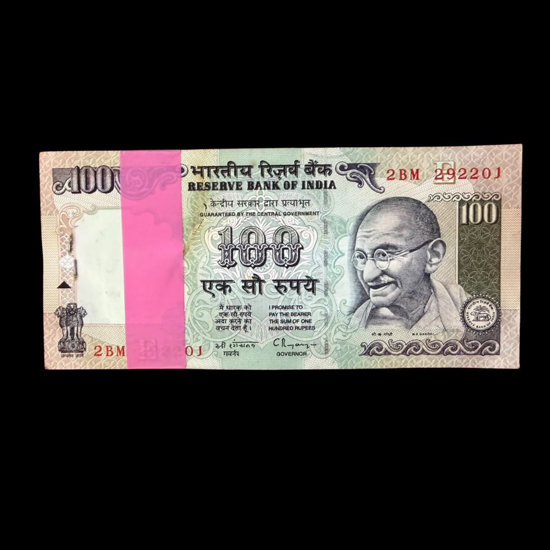 Rs 100 Old Serial Packet Governor C Rangrajan Rare - Collection Bazzar