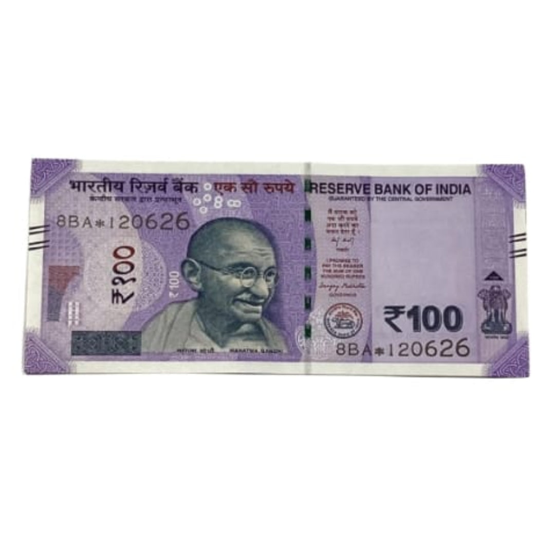Rs 100 Birthday Date note 12.06.26 lucky & collectible indian currency - Collection Bazzar