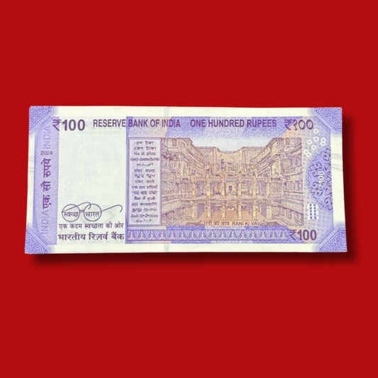 Rs 100 Star Note Packet 854601 Serial 100 Notes Packet Rare - Collection Bazzar