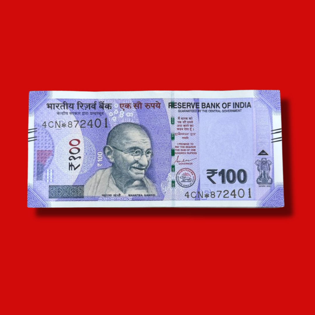 Rs 100 Star Note Packet 872401 Gov Shaktikant Das Rare - Collection Bazzar