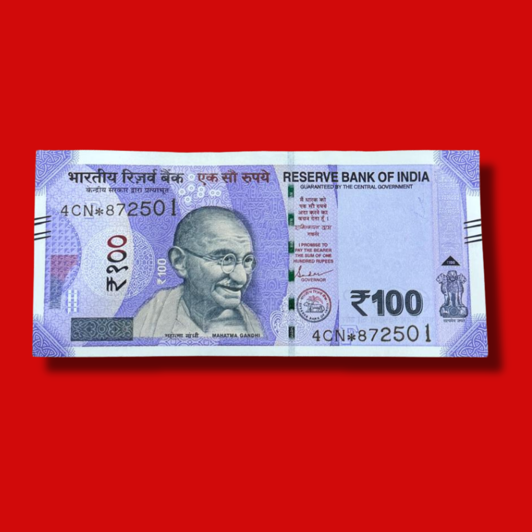 Rs 100 Star Note Packet 872501 Gov Shaktikant Das Rare - Collection Bazzar