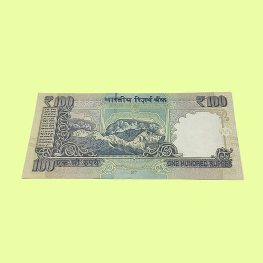 Rs 100 Star Note Serial 592135 Signed by Urjit Patel Rare Collectible 