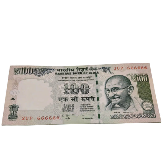 Rs 100 fancy number all 666666