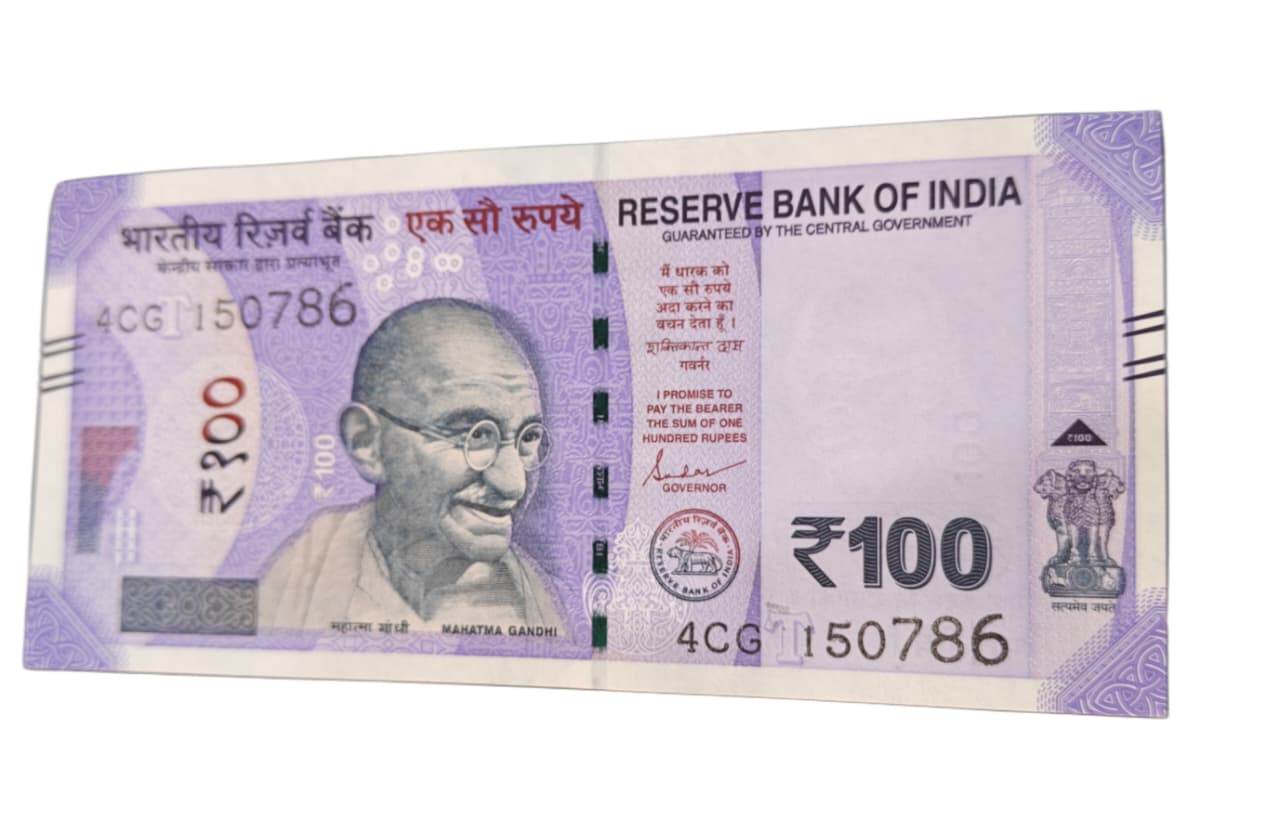 Rs 100 note 786 number birthday 150786 15 July 1986 - Collection Bazzar