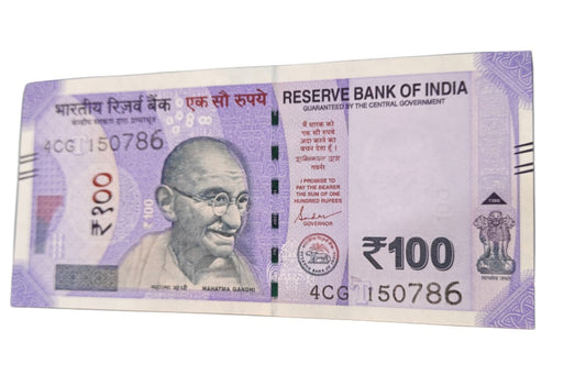 Rs 100 note 786 number birthday 150786 15 July 1986 - Collection Bazzar
