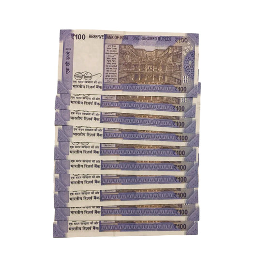 Rs 100 note 786778-786788 holy bismillah number each note 200 gov shaktikant das collectible - Collection Bazzar