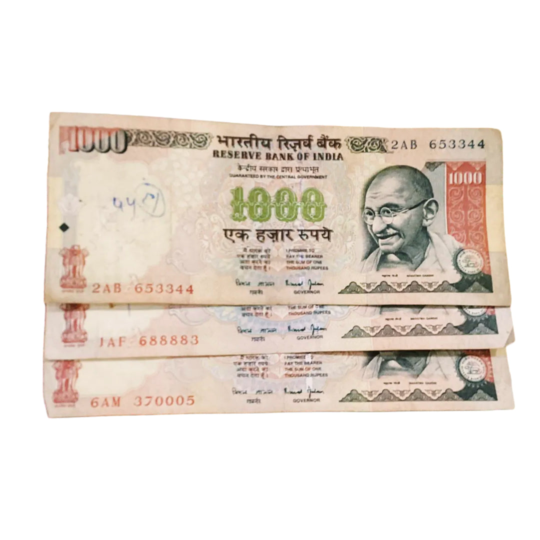 Rs 1000 note governor bimal jaalan rare collectible - Collection Bazzar