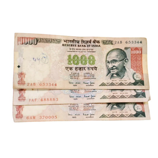 Rs 1000 note governor bimal jaalan rare collectible - Collection Bazzar