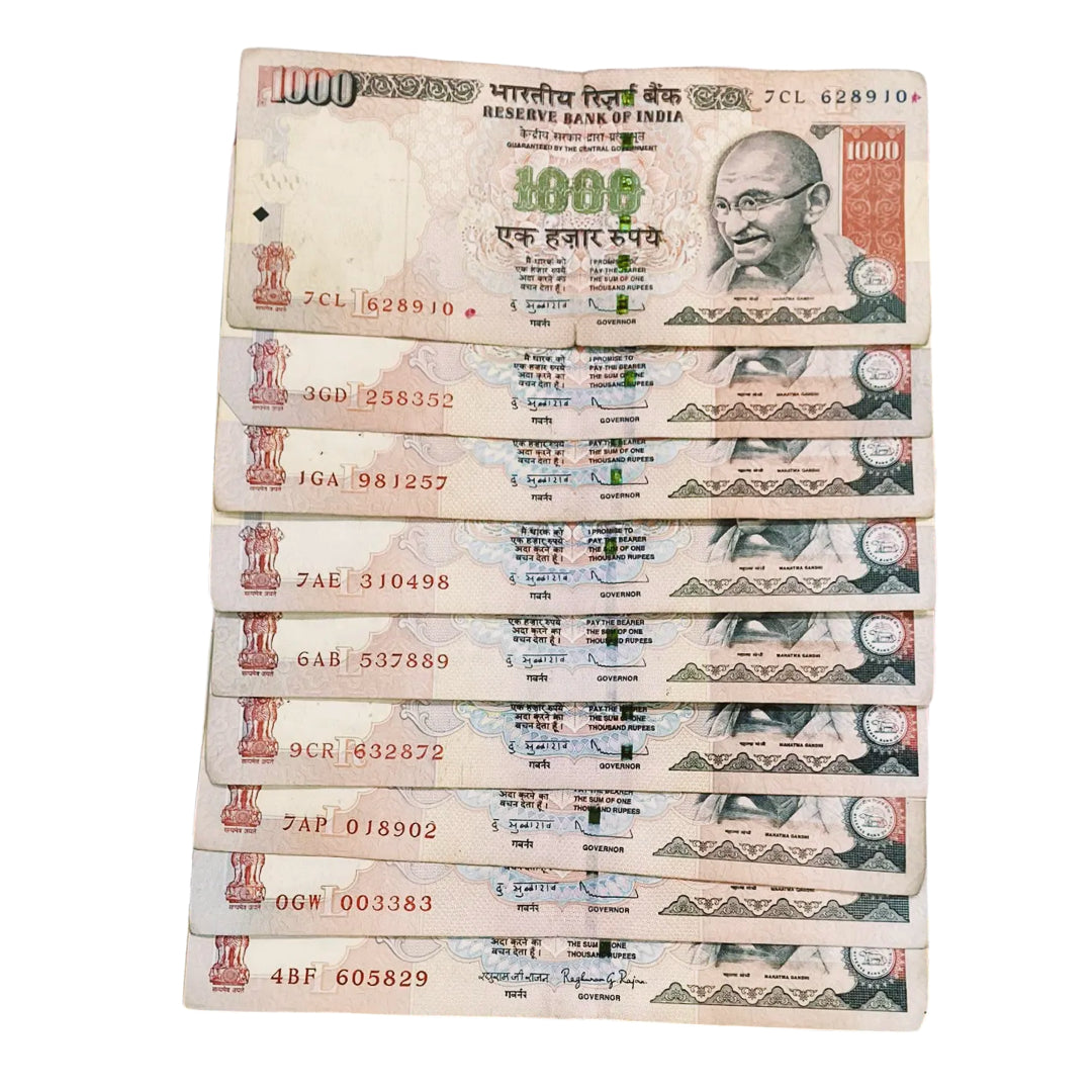 Rs 1000 note governor subbarao rare collectible - Collection Bazzar