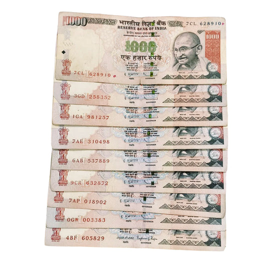 Rs 1000 note governor subbarao rare collectible - Collection Bazzar