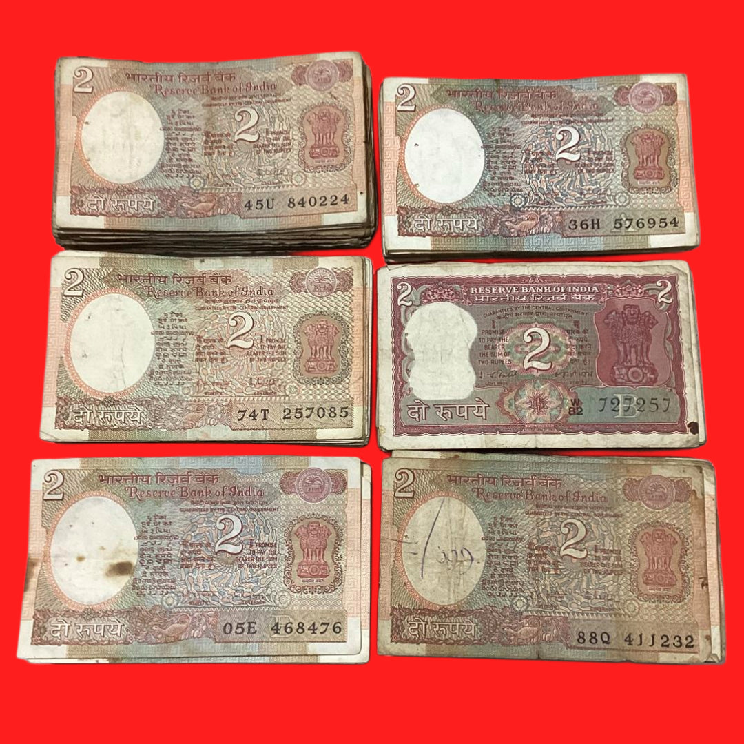 Rs 2 Lot Different Governor 100 Notes Price - Collection Bazzar