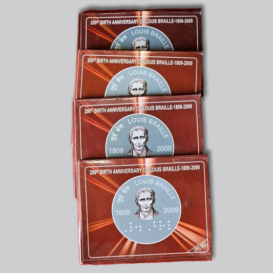 Collector coin sets commemorating 200th birth anniversary of Louis Braille 1809-2009