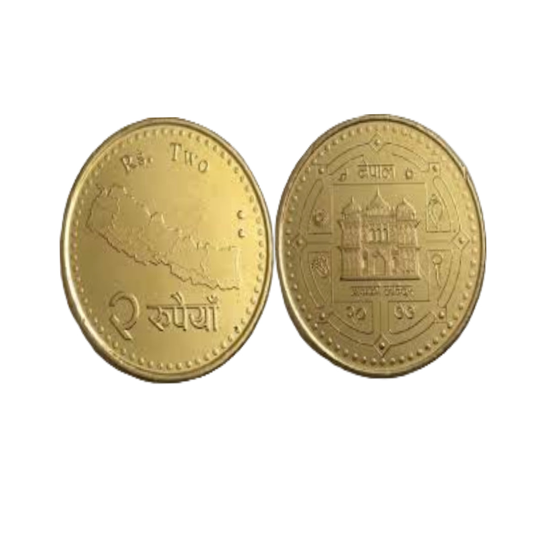 Rs 2 nepal coin - Collection Bazzar