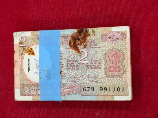 Rs 2 sattelite packet 991101 with 991199 mirror no. governor R N malhotra - Collection Bazzar