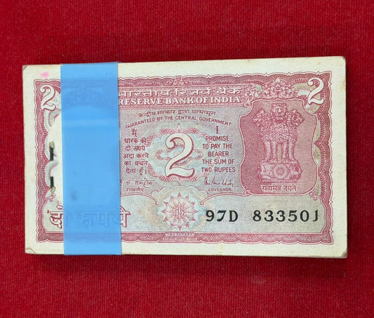 Rs 2 tiger serial packet 833501 governor r n malhotra - Collection Bazzar