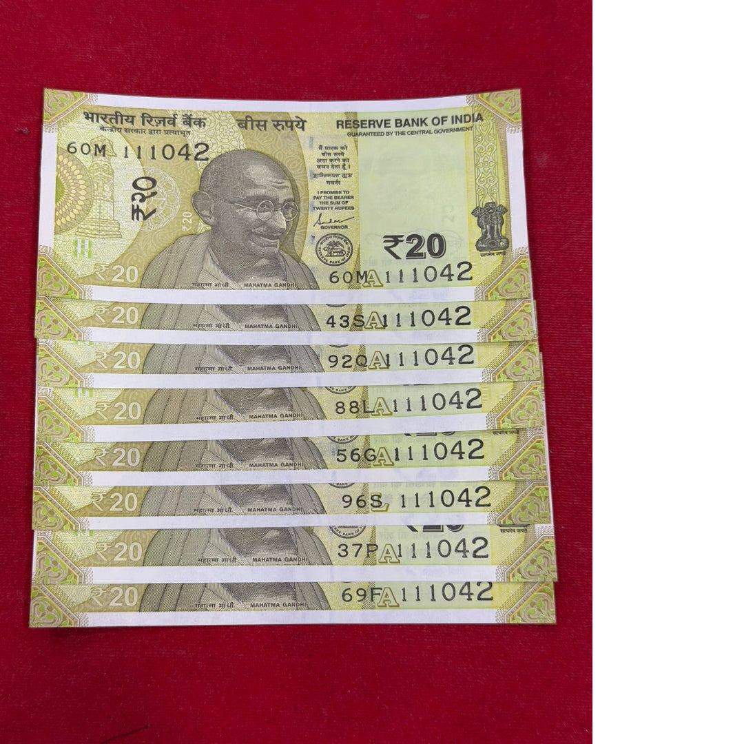 Rs 20 Note Amitabh Bachchan Birthday 111042 October 1each note price - Collection Bazzar