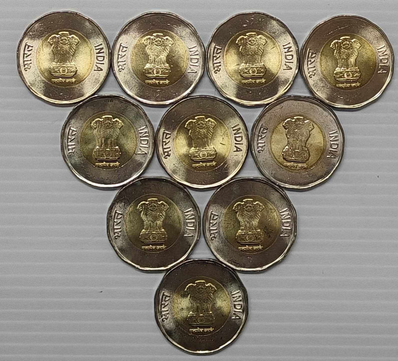 20 Rupess 2021 bombay mint Gem unc coins 10 - Collection Bazzar