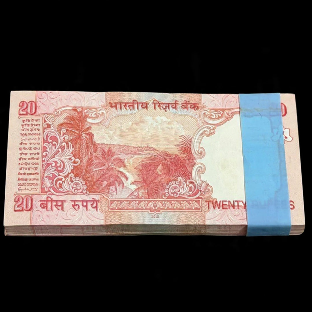 Rs 20 Lower Number 000001 Prefix 36 F Serial Packet (Old Design) - Collection Bazzar