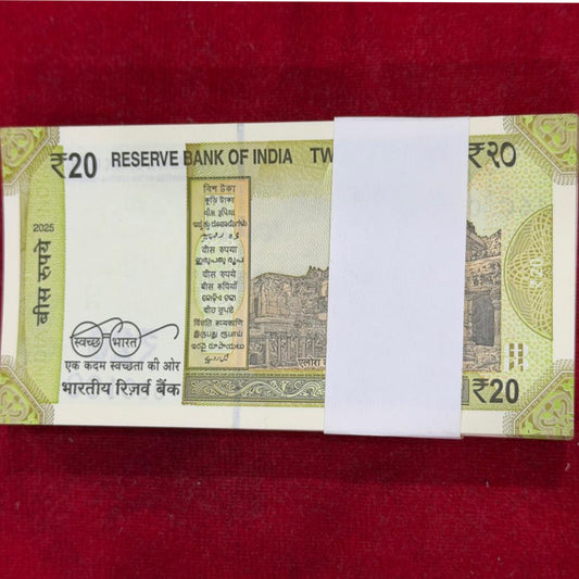 Rs 20 Lower Number 000001 Serial Packet Governor Shaktikant Das - Collection Bazzar