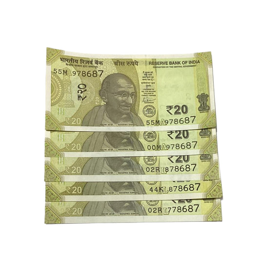 Rs 20 Note Serial 786 Holy Bismillah number & reverse 786 | Rare Collectible Item - Collection Bazzar