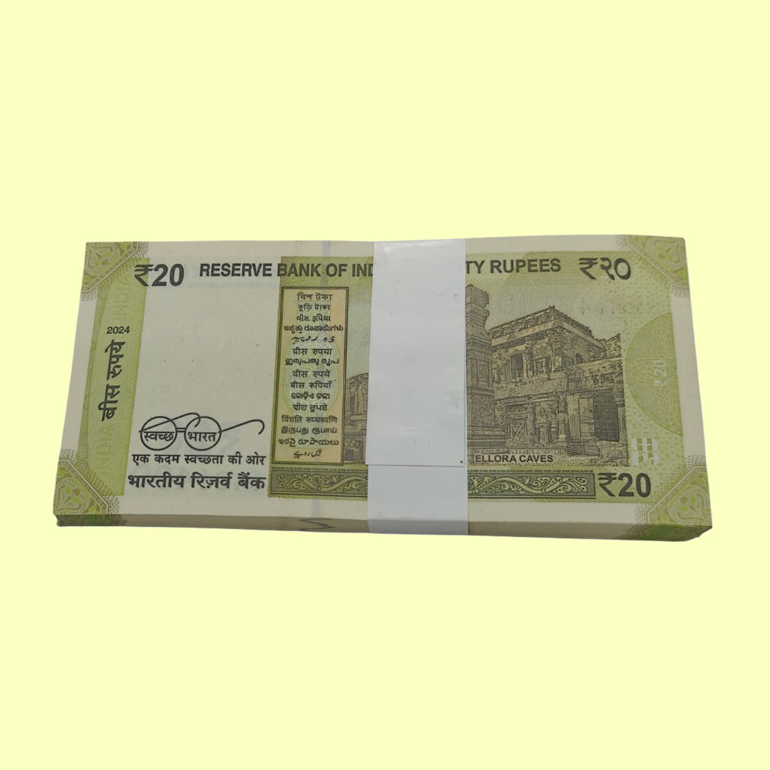 Rs 20 Note Star Packet Serial 431301 Number Rare Collectible - Collection Bazzar