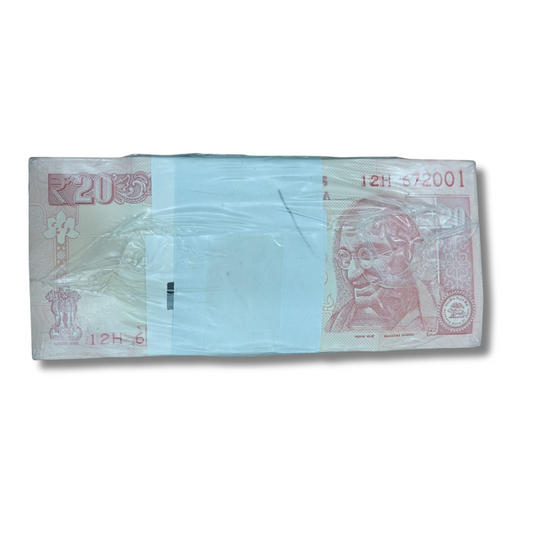 Rs 20 old telescopic rim 672001 unc condition - Collection Bazzar