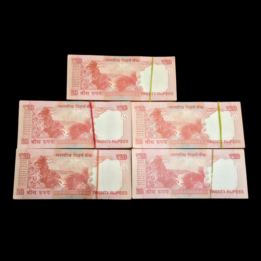 Rs 20 Old Telescopic Ending 786 Notes 100 Eack packet price - Collection Bazzar