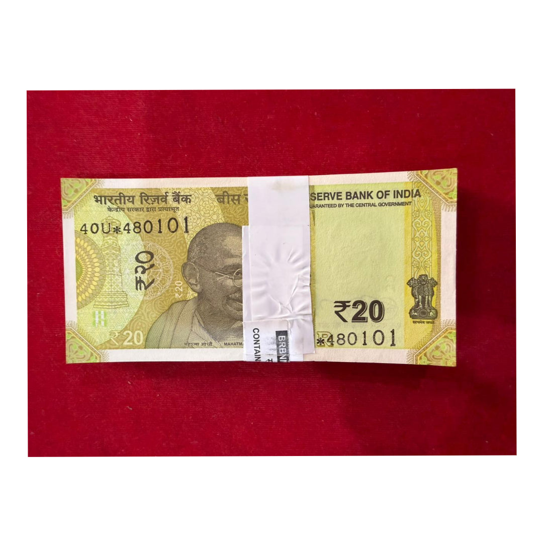 20 Star Note Packet 480101 | Star Serial | Rare Collectible - Collection Bazzar