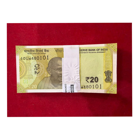 20 Star Note Packet 480101 | Star Serial | Rare Collectible - Collection Bazzar