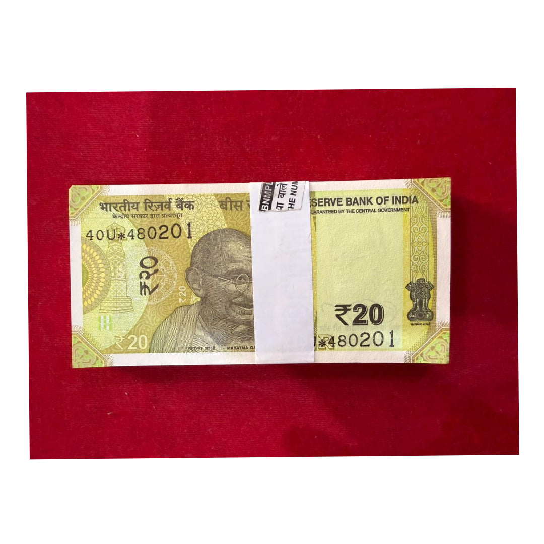 20 Star Note Packet 480201 | Star Serial | Rare Collectible - Collection Bazzar