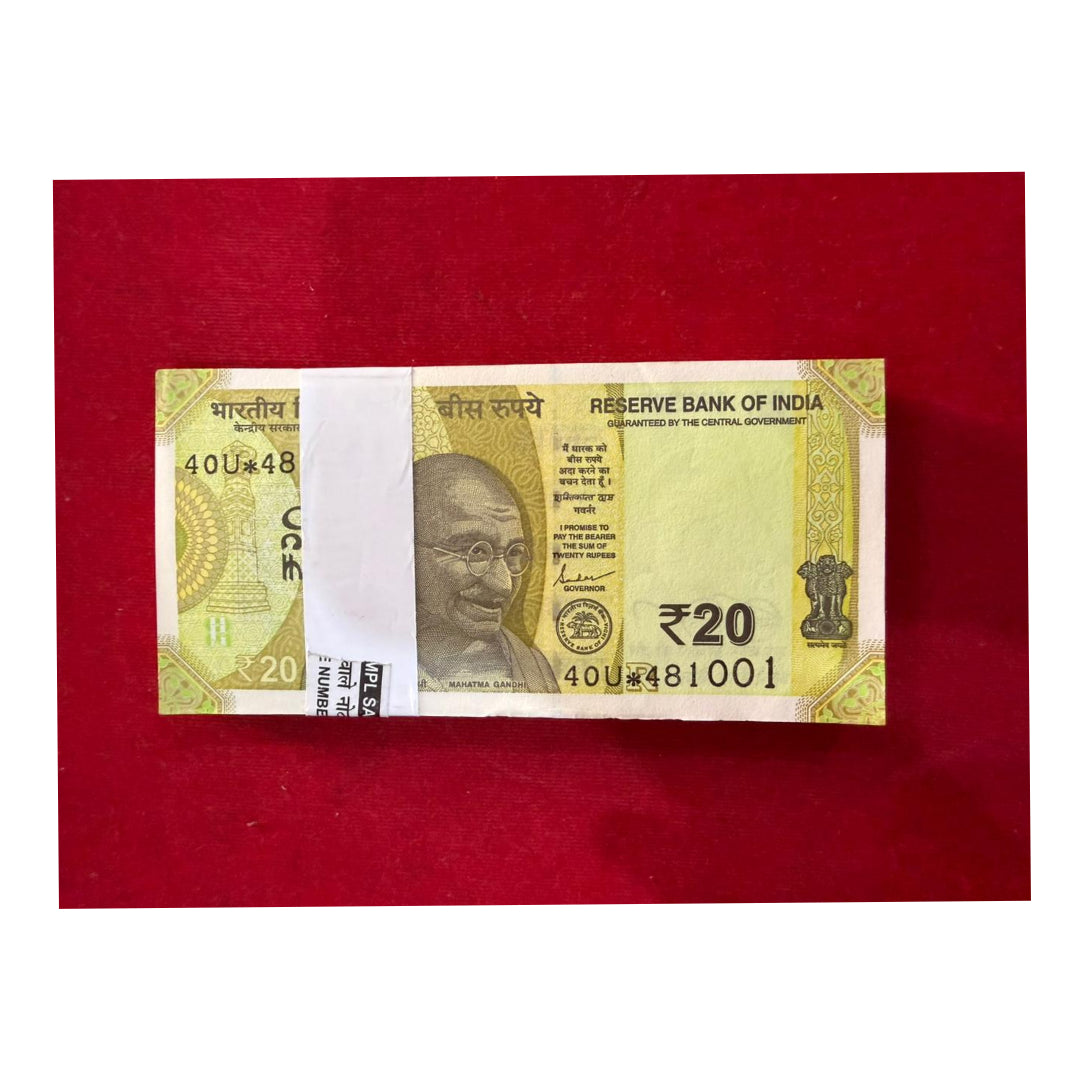 20 Star Note Packet 481001 | Star Serial | Rare Collectible - Collection Bazzar