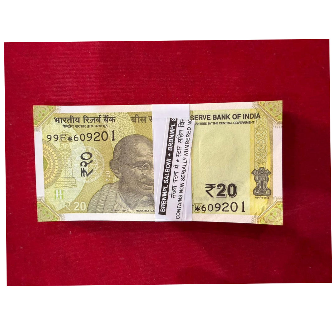 20 Star Note Packet 609201 | Star Serial | Rare Collectible - Collection Bazzar