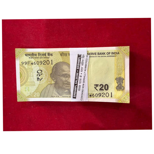 20 Star Note Packet 609201 | Star Serial | Rare Collectible - Collection Bazzar